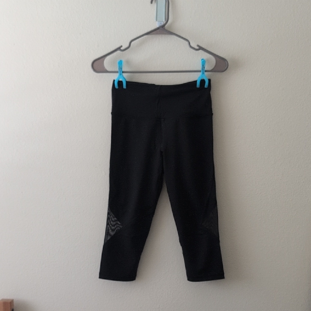 Victoria's Secret Black Textured Leggings